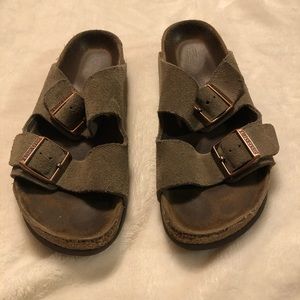 Suede Birkenstocks